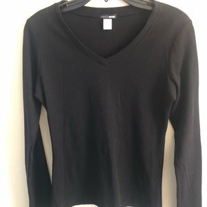 Fashion Nova Woman’s Black Long Sleeve Thermal